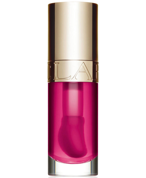 Ulei de buze Clarins Lip Comfort, efect de volum, nuanța 02 Zmeură, 7 ml