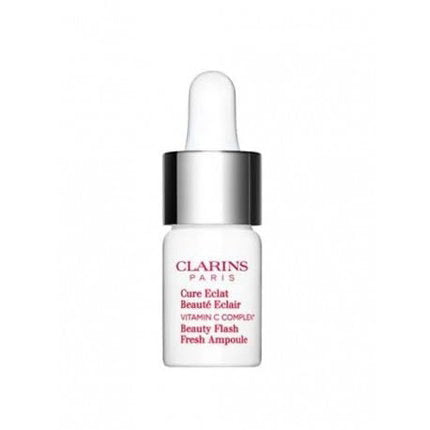 Ser de față Clarins Beauty Flash, cu complex de vitamina C, iluminator, 8 ml
