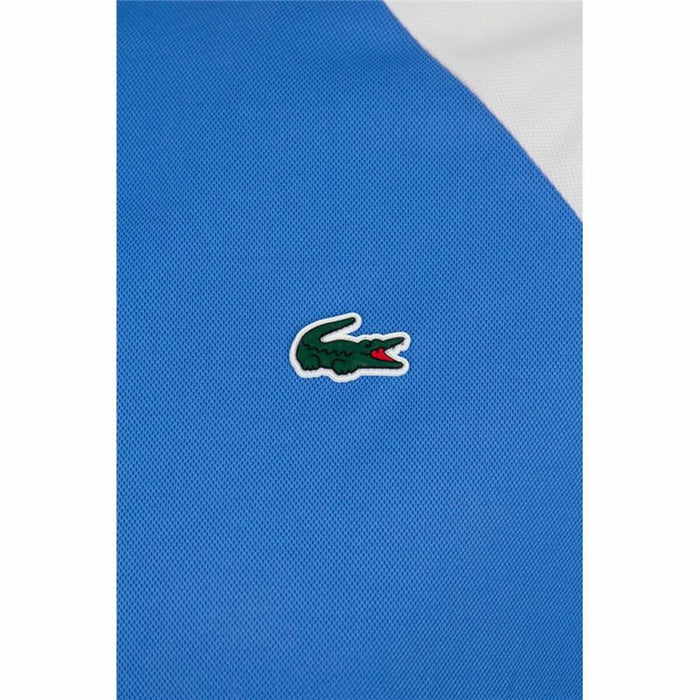 Tricou cu Mânecă Scurtă Bărbați Lacoste Sport Regular Fit Albastru