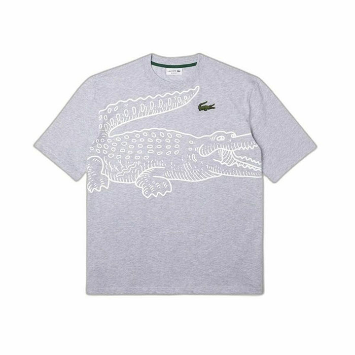 Tricou Lacoste Gri Bărbați