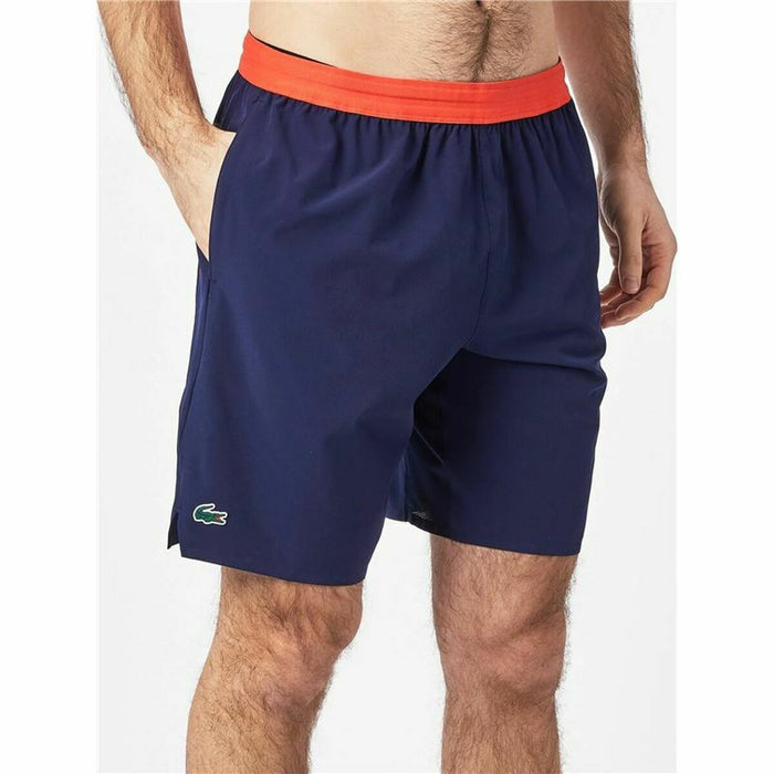 Pantalon Scurt Sport Lacoste Sport x Novak Djokovic Regular Fit Albastru