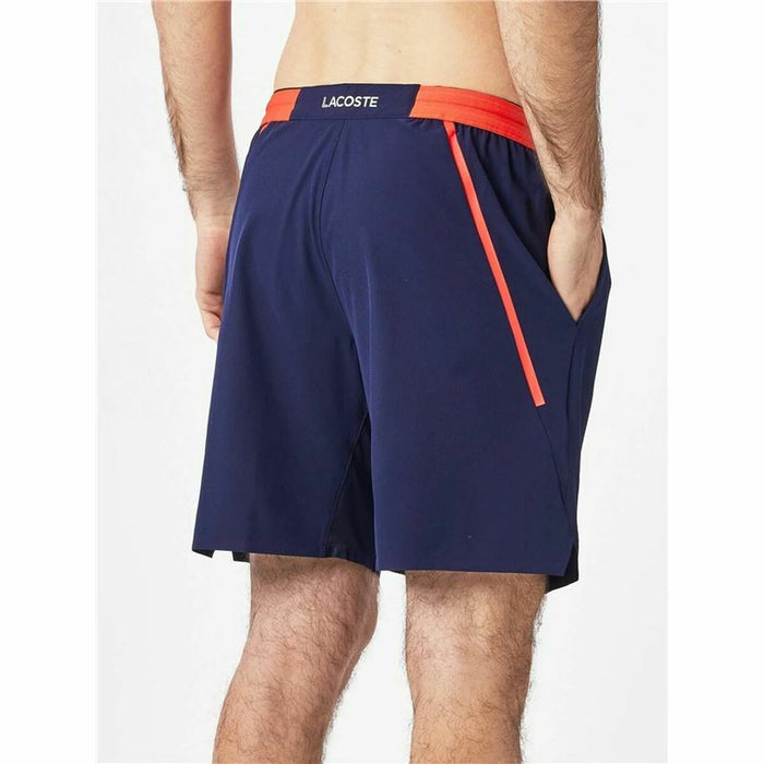 Pantalon Scurt Sport Lacoste Sport x Novak Djokovic Regular Fit Albastru
