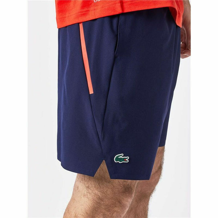 Pantalon Scurt Sport Lacoste Sport x Novak Djokovic Regular Fit Albastru
