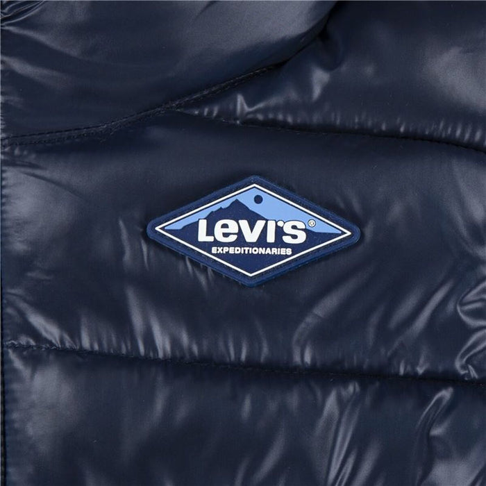 Jachetă Sport pentru Copii Levi's Sherpa Lined Mdwt Puffer J Dress Albastru închis