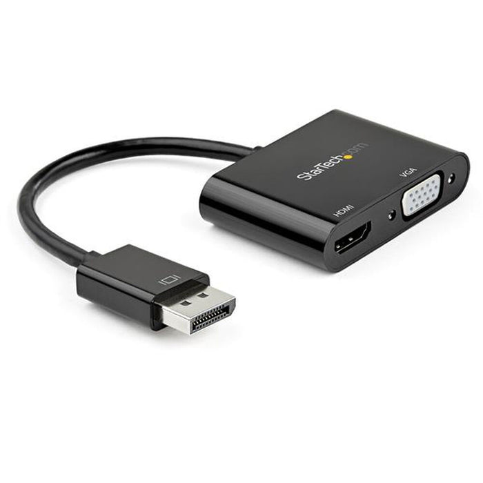 Adaptor Display Port la HDMI/VGA Startech DP2VGAHD20 Negru 4K Ultra HD