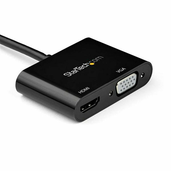 Adaptor Mini Display Port la HDMI/VGA Startech MDP2VGAHD20 Negru 4K Ultra HD