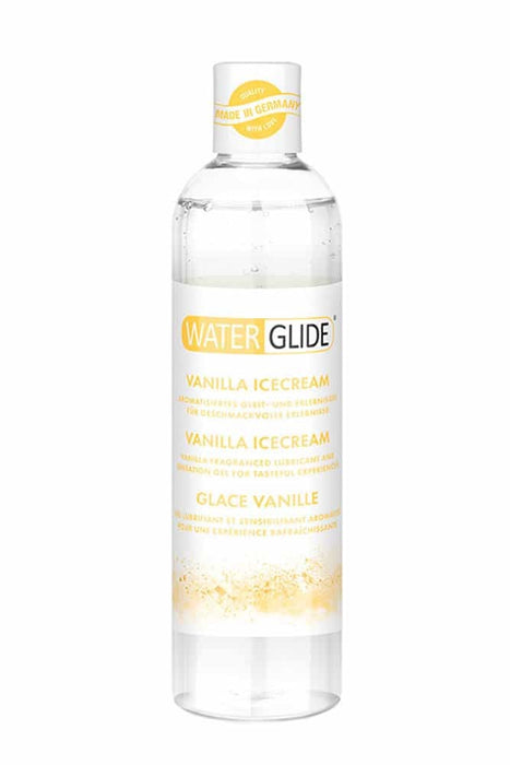 Lubrifiant pe bază de apă, Waterglide, aromă de înghețată de vanilie, 300 ml