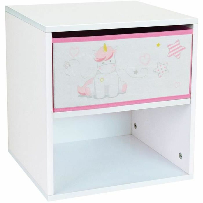 Noptieră Fun House Unicorn Lemn Lemn MDF 33 x 30 x 36 cm