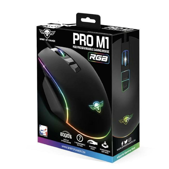 Mouse Spirit of Gamer Souris Pro M1 Negru