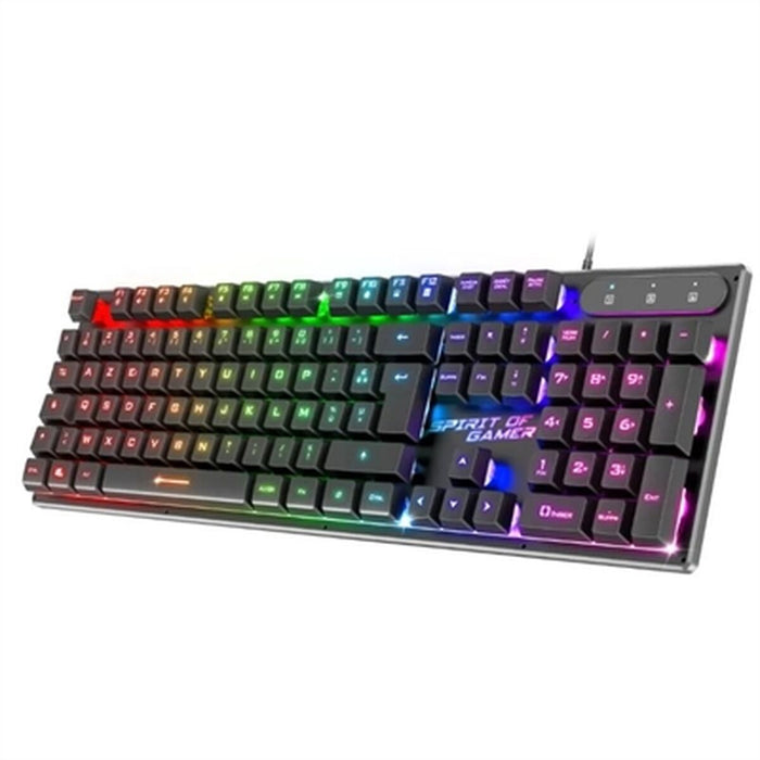 Tastatură Spirit of Gamer PRO-K1 Qwerty Spaniolă Negru