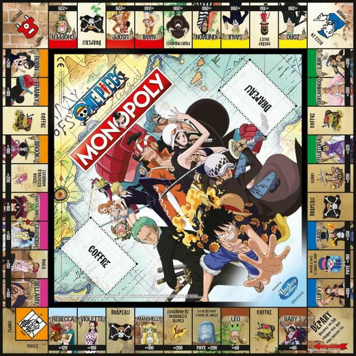 Joc de Masă Winning Moves Monopoly One Piece (FR) (Franceză)
