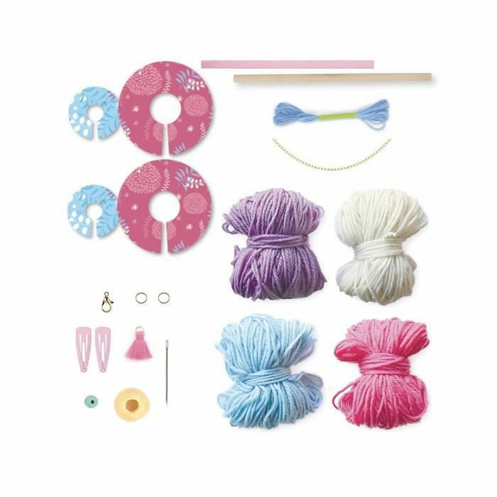 Set pentru Lucru Manual Sycomore Atelier Pompons Lâna