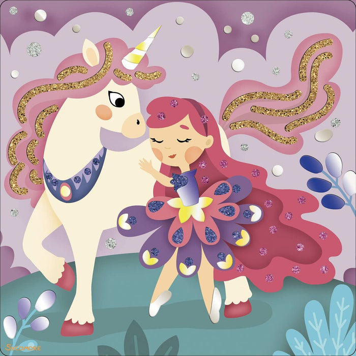 Desene pentru colorat Sycomore Artissimo Purpurină