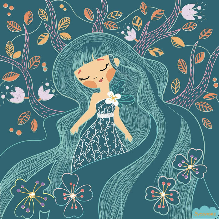 Desene pentru colorat Sycomore Artissimo Purpurină