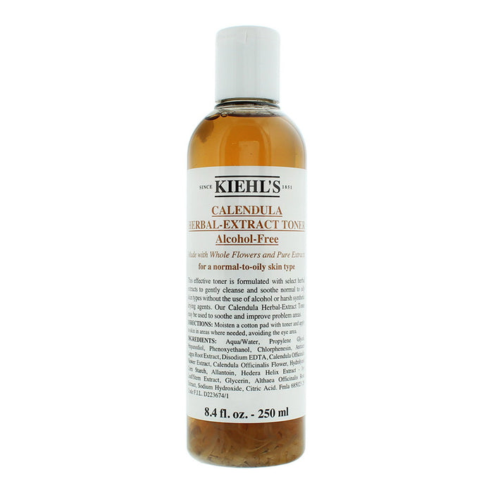 Loțiune tonică Kiehl's Calendula, fără alcool, pentru ten normal și gras, 250 ml