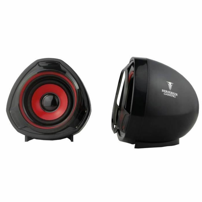 Difuzoare PC Berserker Gaming HATI Negru Roșu 5 W