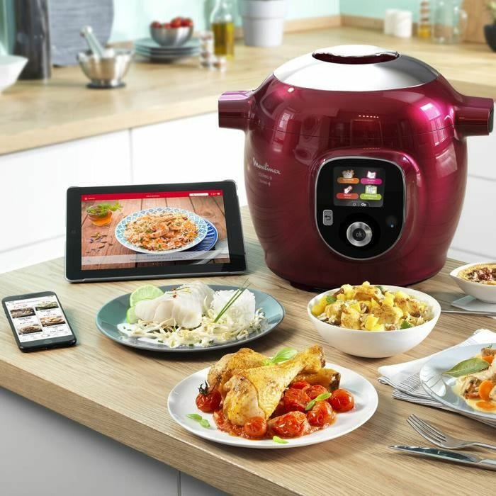 Robot de Bucătărie Moulinex COOKEO+ CONNECT YY5153FC	 1600 W 6 L