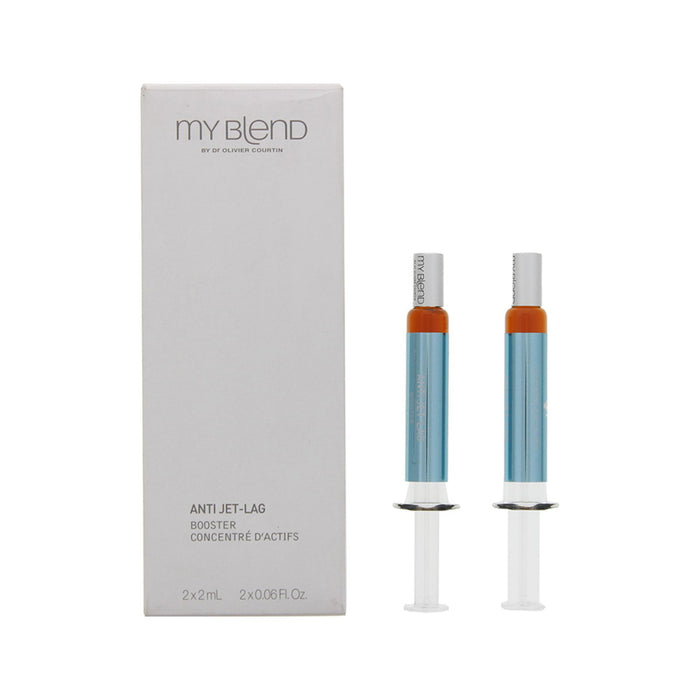 Set booster pentru față Clarins My Blend Anti Jet-Lag, revitalizant, 2 x 2 ml