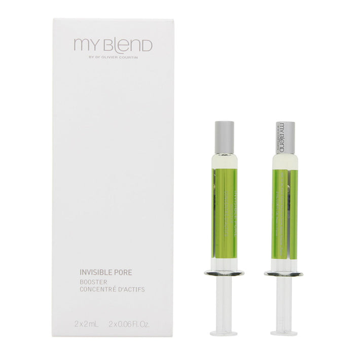 Set concentrat pentru față Clarins My Blend Invisible Pore Booster, minimizarea porilor, 2 x 2 ml