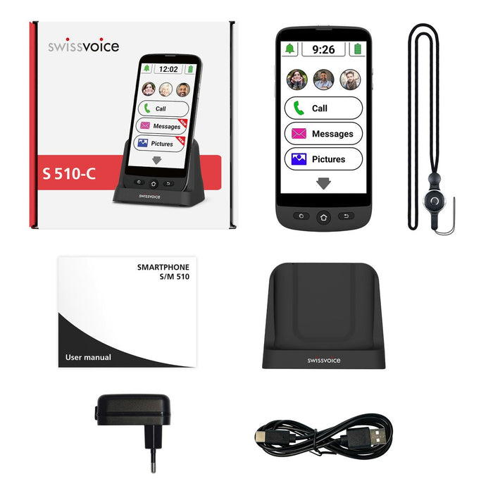 Smartphone Swiss Voice S510-C Negru