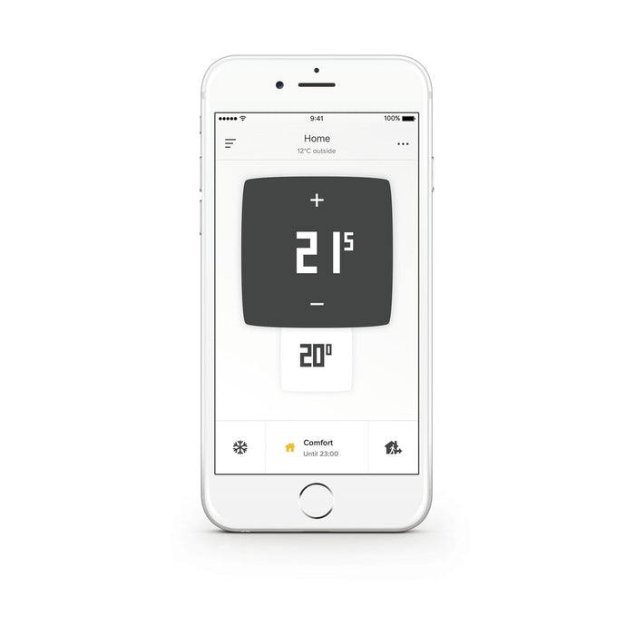 Termostat Netatmo NTH01-EN-EU Alb Translucidă