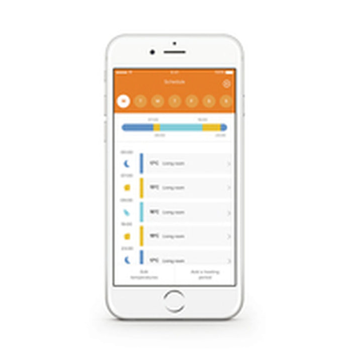 Termostat Netatmo NTH01-EN-EU Alb Translucidă