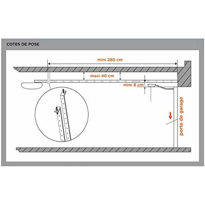 Lumină LED cu senzor de mișcare SCS SENTINEL Garage Door 800 Family