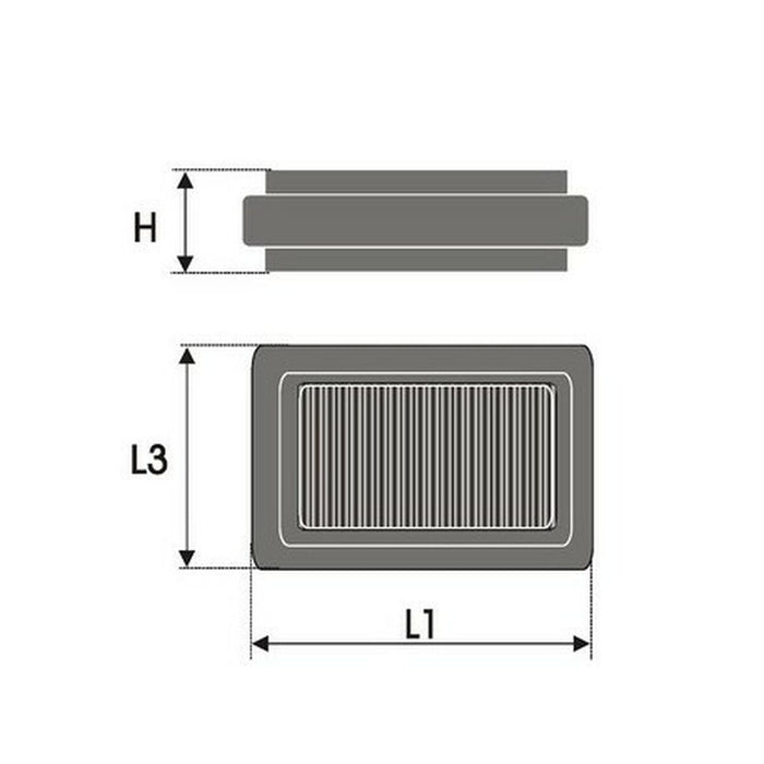Filtru de aer Green Filters P960585