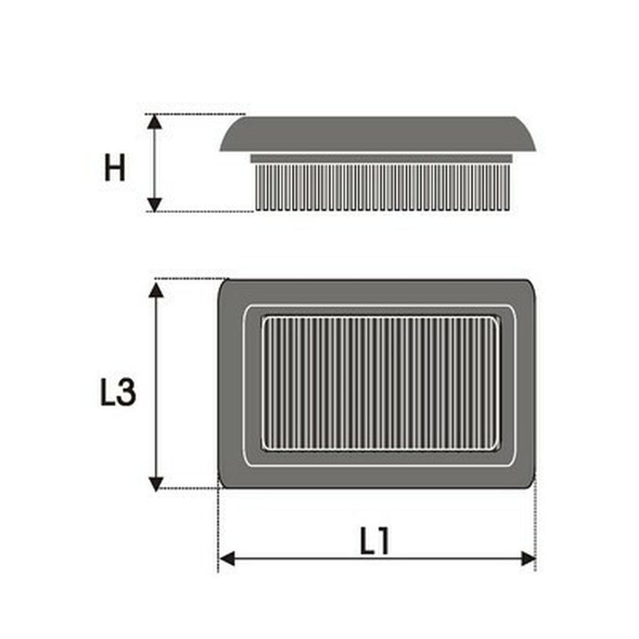 Filtru de aer Green Filters P455670