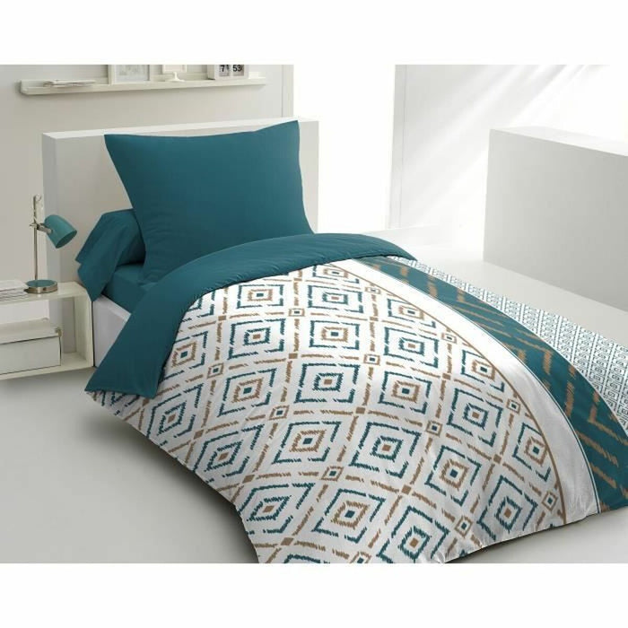 Husă de pilotă HOME LINGE PASSION Ethno Albastru 140 x 200 cm