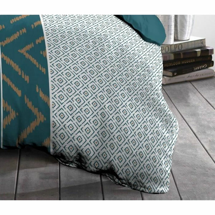 Husă de pilotă HOME LINGE PASSION Ethno Albastru 140 x 200 cm