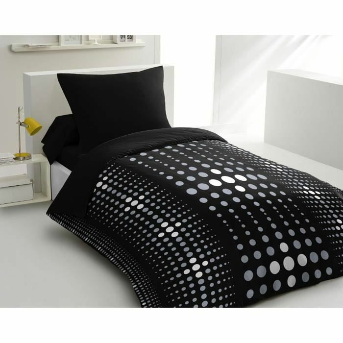 Husă de pilotă HOME LINGE PASSION Steevy  Negru 140 x 200 cm