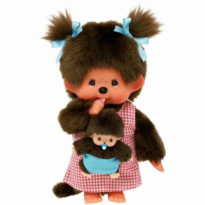 Jucărie de Pluș Bandai Monchhichi Maman & Baby plush 20 cm