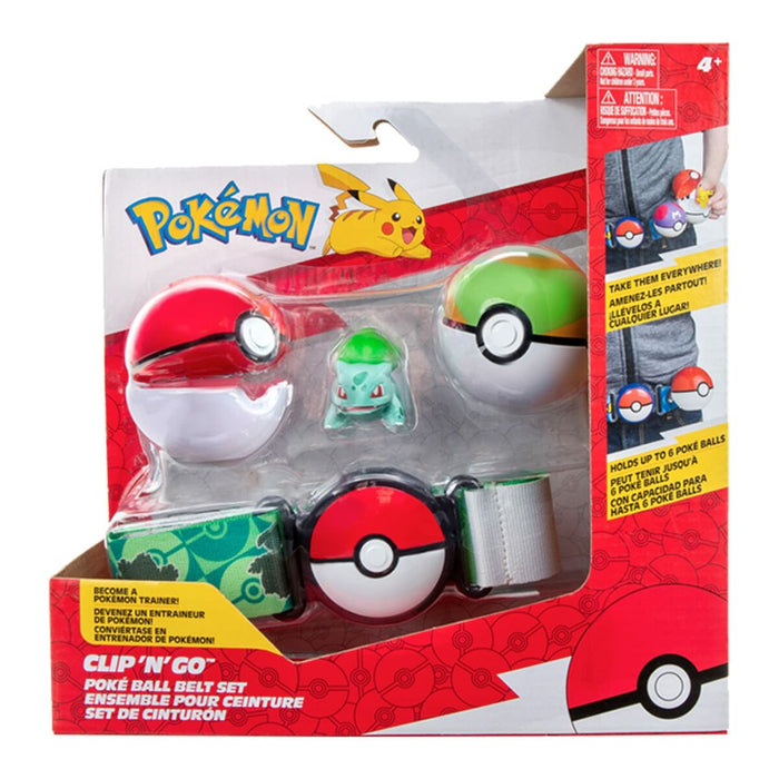 Figurine de Acțiune Pokémon Clip belt 'N' Go - Bulbasaur 5 cm