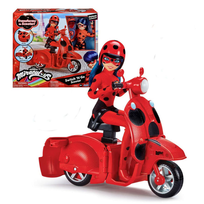 Figurine de Acțiune Miraculous: Tales of Ladybug & Cat Noir Motocicletă