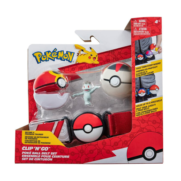 Figurine de Acțiune Pokémon Clip belt 'N' Go - Machop 5 cm