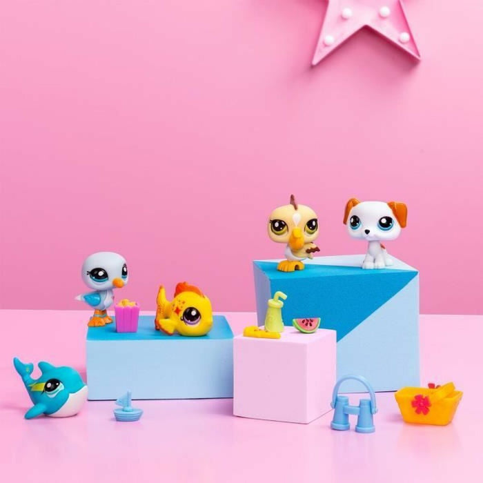 Set de figurine Bandai Littlest Pet Shop Plastic