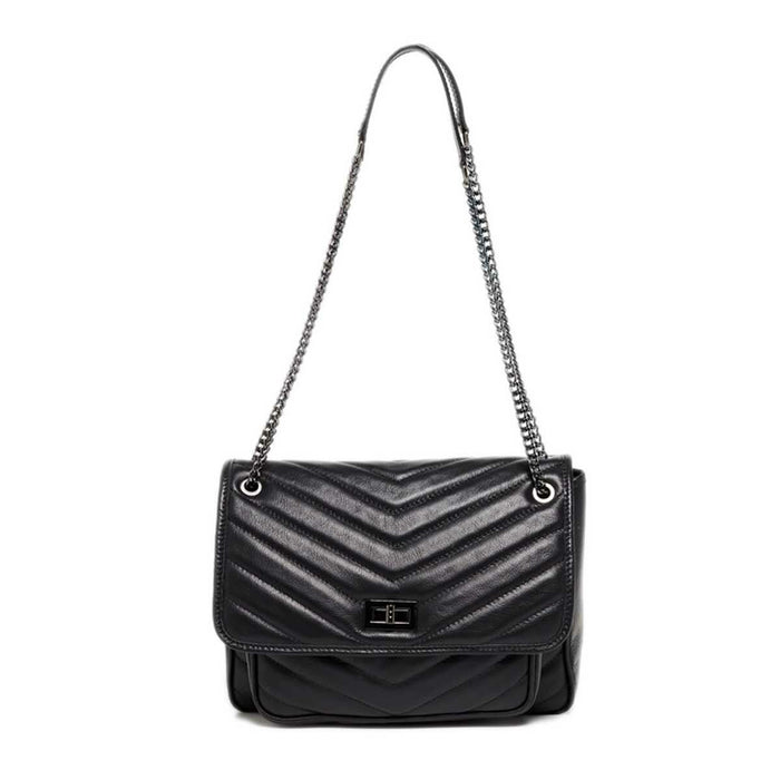 Geantă Damă Maison Heritage MINI-TAMI-NOIR Negru 20 x 17 x 8 cm