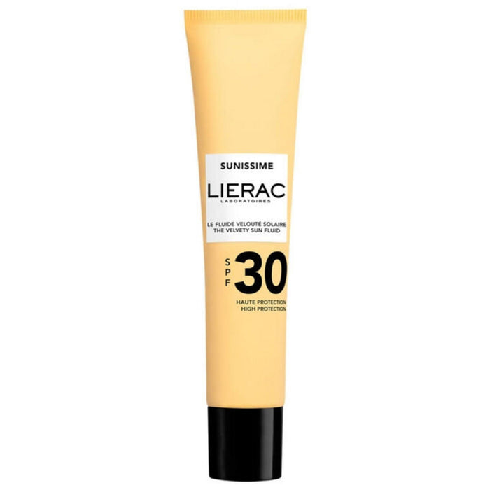 Fluid de protecție solară pentru față Lierac Sunissime The Sun Velvety, antiîmbătrânire, SPF 30, 40 ml