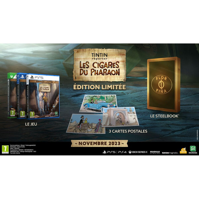 Joc video PlayStation 4 Microids Tintin Reporter: Les Cigares du Pharaoh Limited Edition (FR)