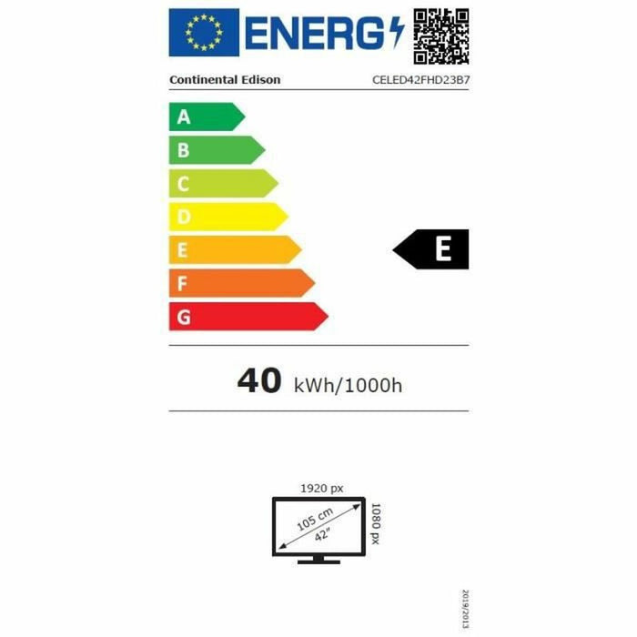 Televiziune Continental Edison CELED42FHD23B7 42" Full HD