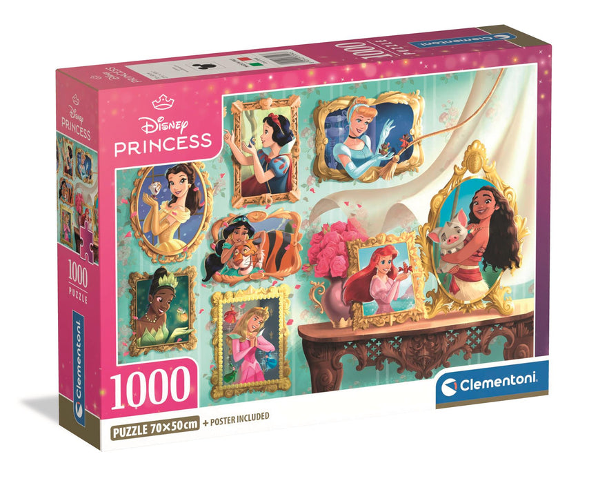 Puzzle Clementoni Disney Princess, 1000 de piese, 70 × 50 cm