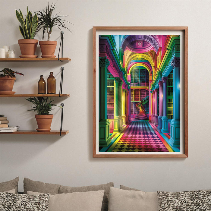 Puzzle Clementoni, colecția Colorboom, Athenaeum, 1000 de piese, 50 × 70 cm