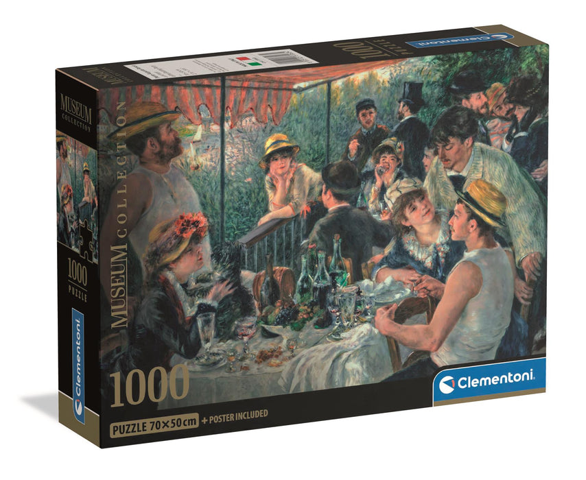 Puzzle Clementoni Museum Collection, Renoir – Luncheon of the Boating Party, 1000 piese, 70 × 50 cm