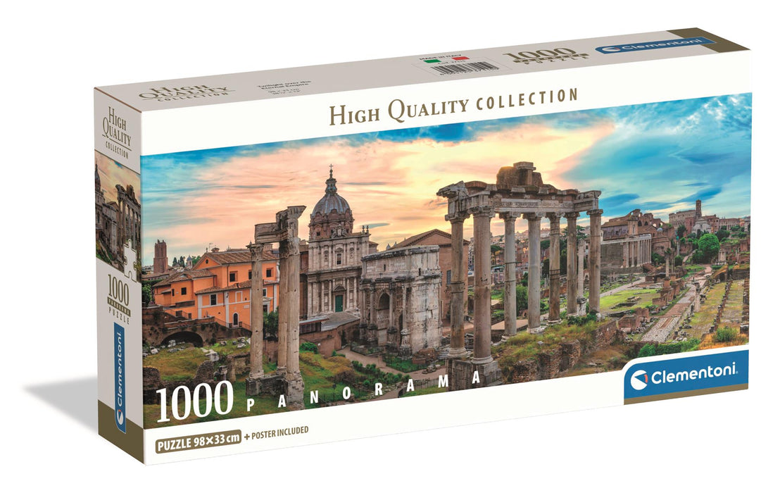 Puzzle Clementoni High Quality Collection, Twilight Over the Eternal Empire, panoramic, 1000 piese, 98 x 33 cm