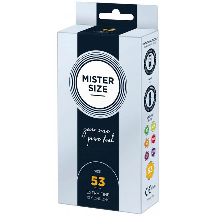 Prezervative, Mister Size, lățime nominală 53 mm, 10 buc