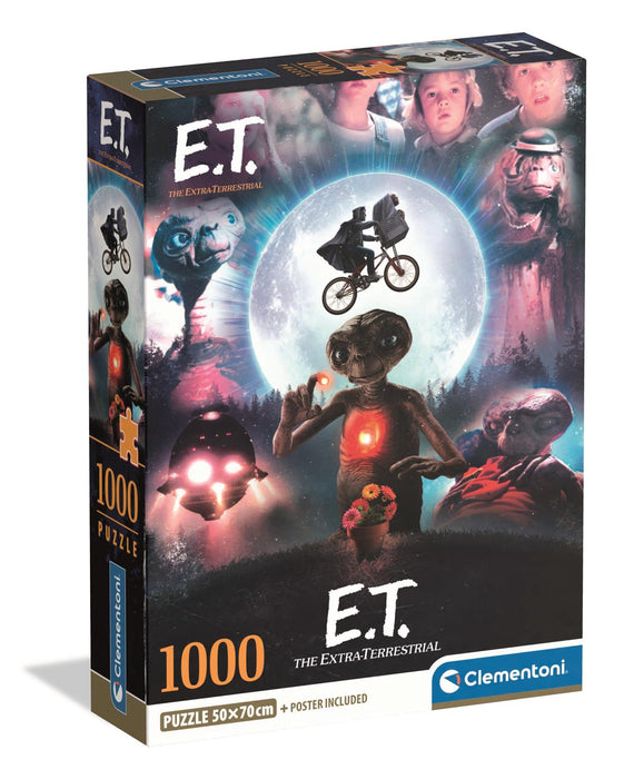 Puzzle Clementoni Compact E.T. The Extra-Terrestrial, 1000 piese, 50 × 70 cm