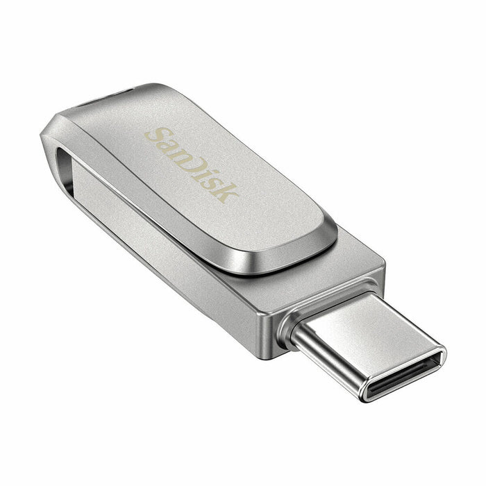 Card de Memorie Micro SD cu Adaptor SanDisk SDDDC4-128G-G46 128GB Breloc Argintiu Oțel 128 GB