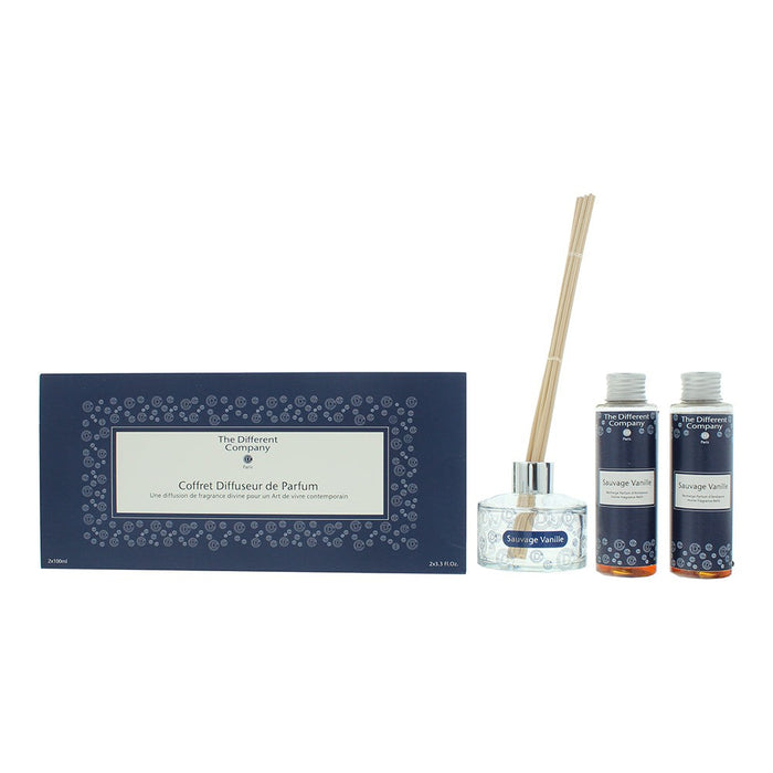 Set odorizant de cameră cu bețișoare The Different Company Sauvage Vanille, aromă de vanilie, 2 buc, 100 ml