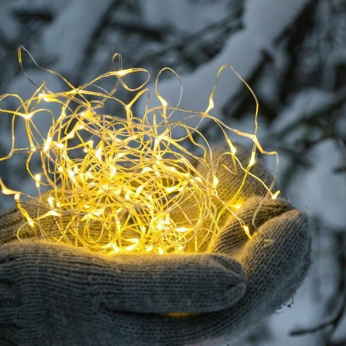 Ghirlandă de lumini LED Lumi Garden Skinny Solar